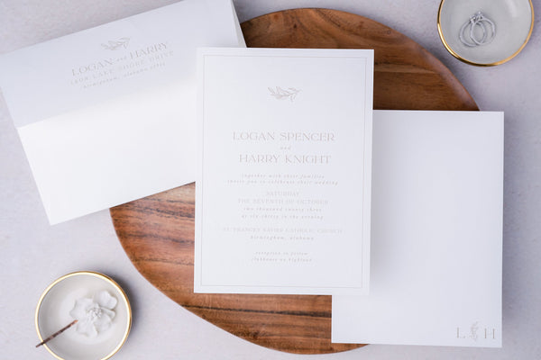 Logan Invitation Salt Paperie