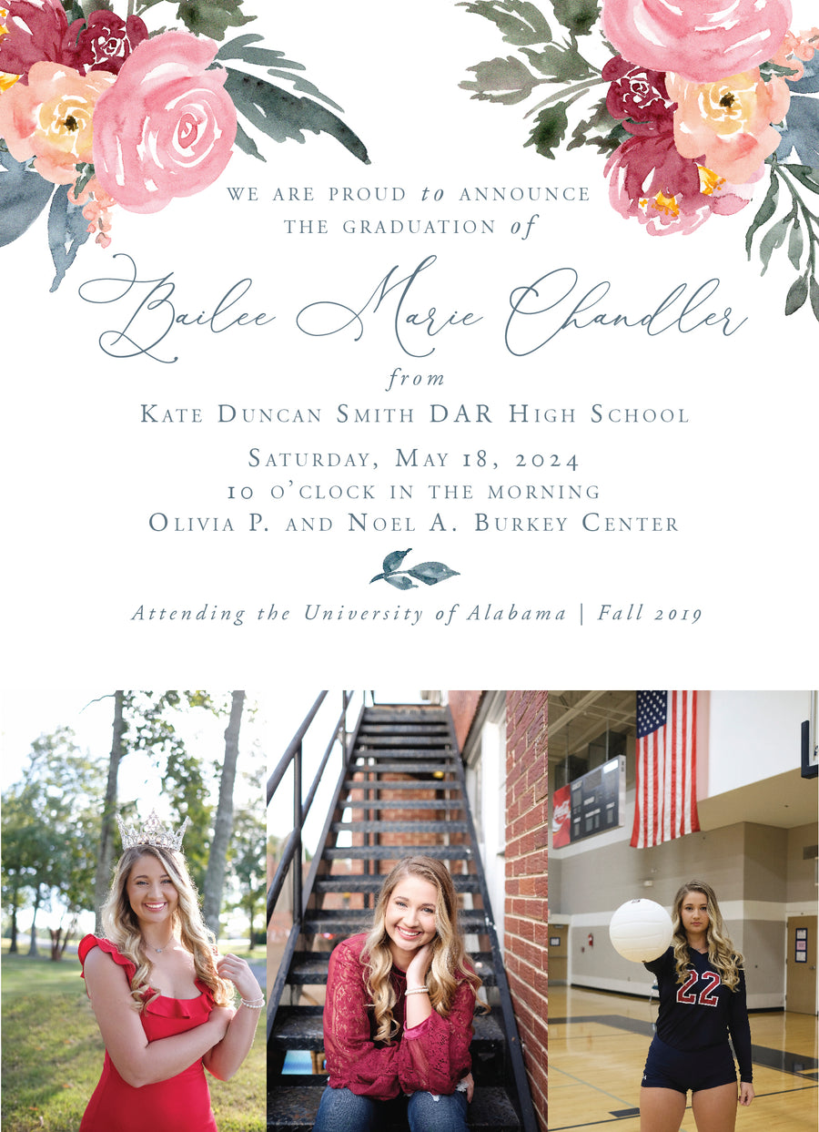 Bailee Graduation Announcement