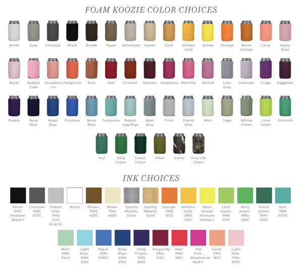 Joanna Foam Koozies Salt + Paperie