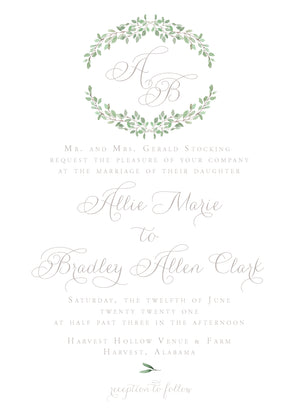 Allie Invitation