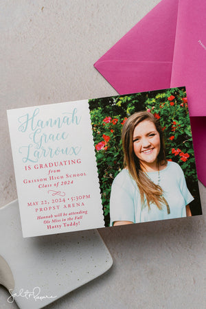 Hannah Graduation Announcement