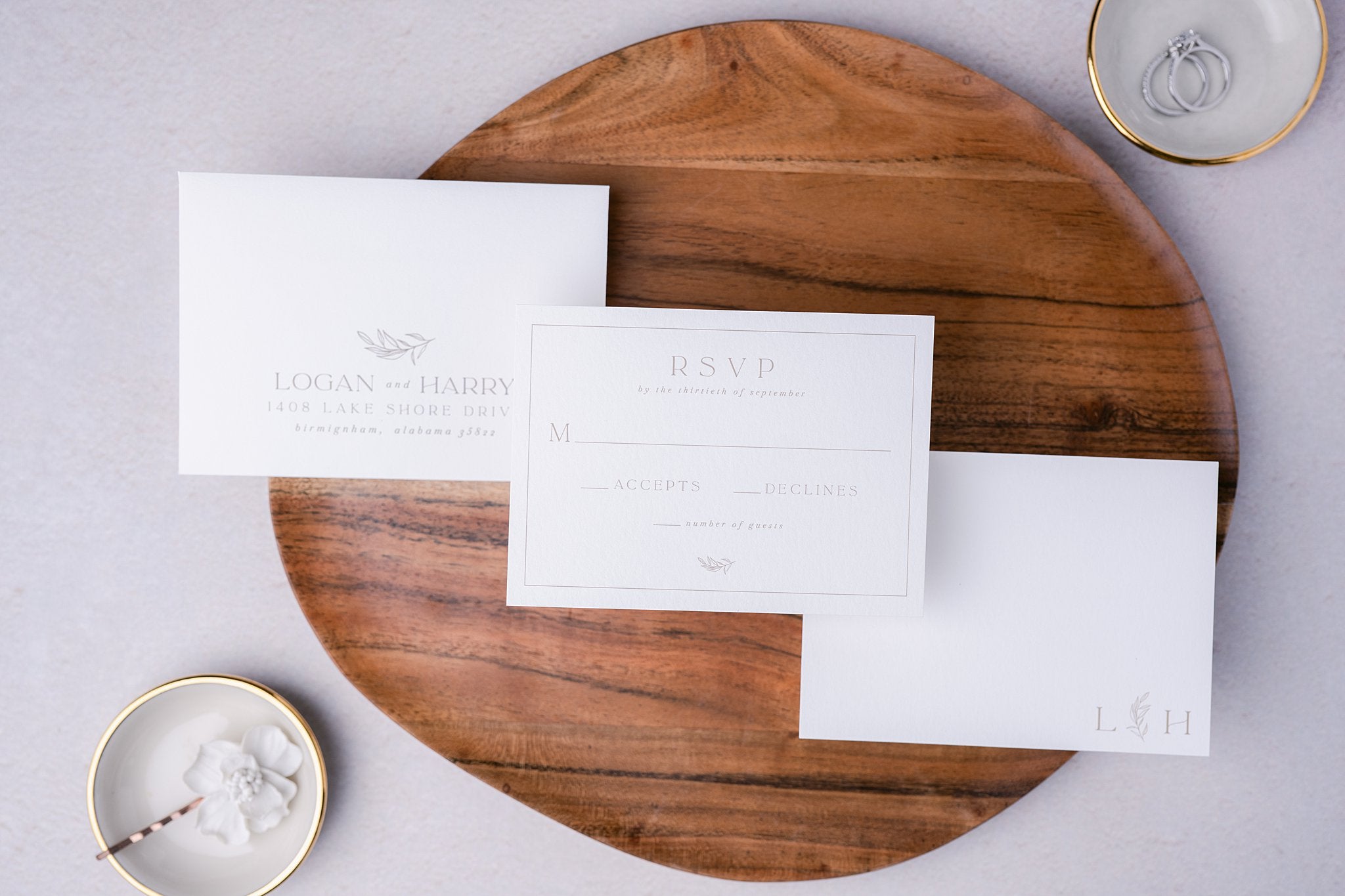 Logan Response Envelope Printing - Salt + Paperie