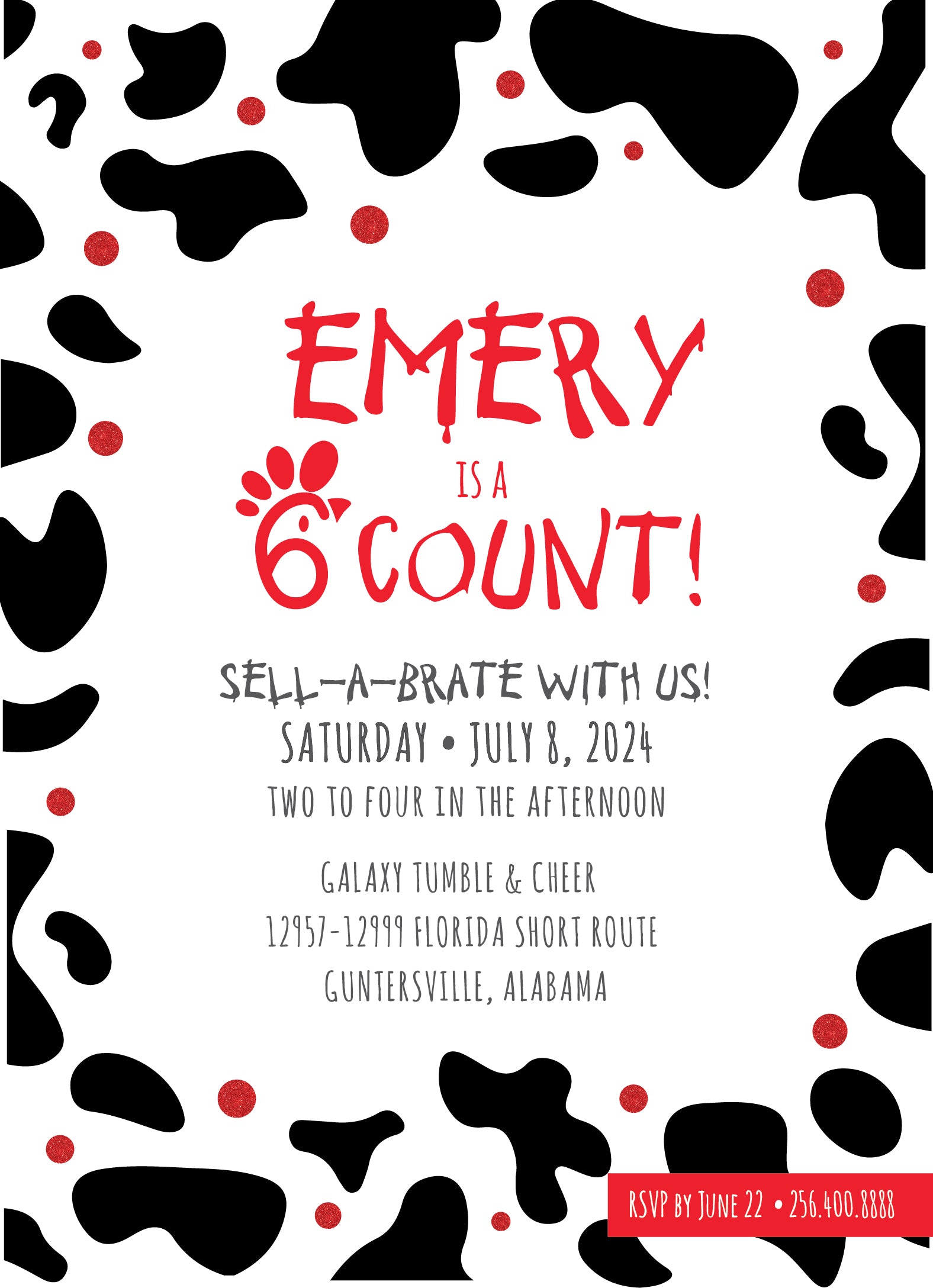 chicken-cow-birthday-salt-paperie for Free Printable Cow Birthday Invitations Chicken Cow Birthday - Salt + Paperie for Free Printable Cow Birthday Invitations