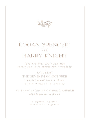 Logan Invitation