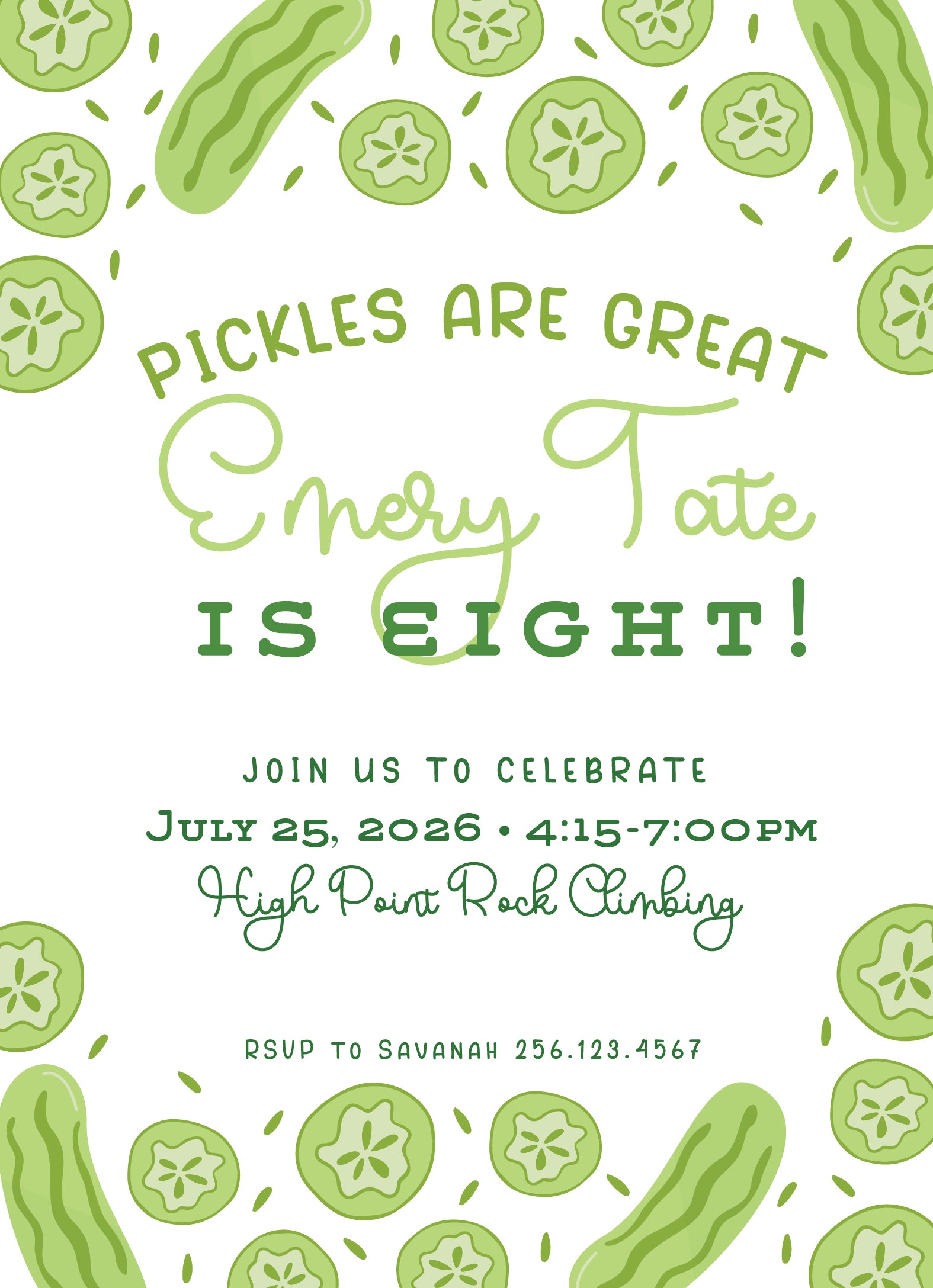 Pickles are Great Birthday