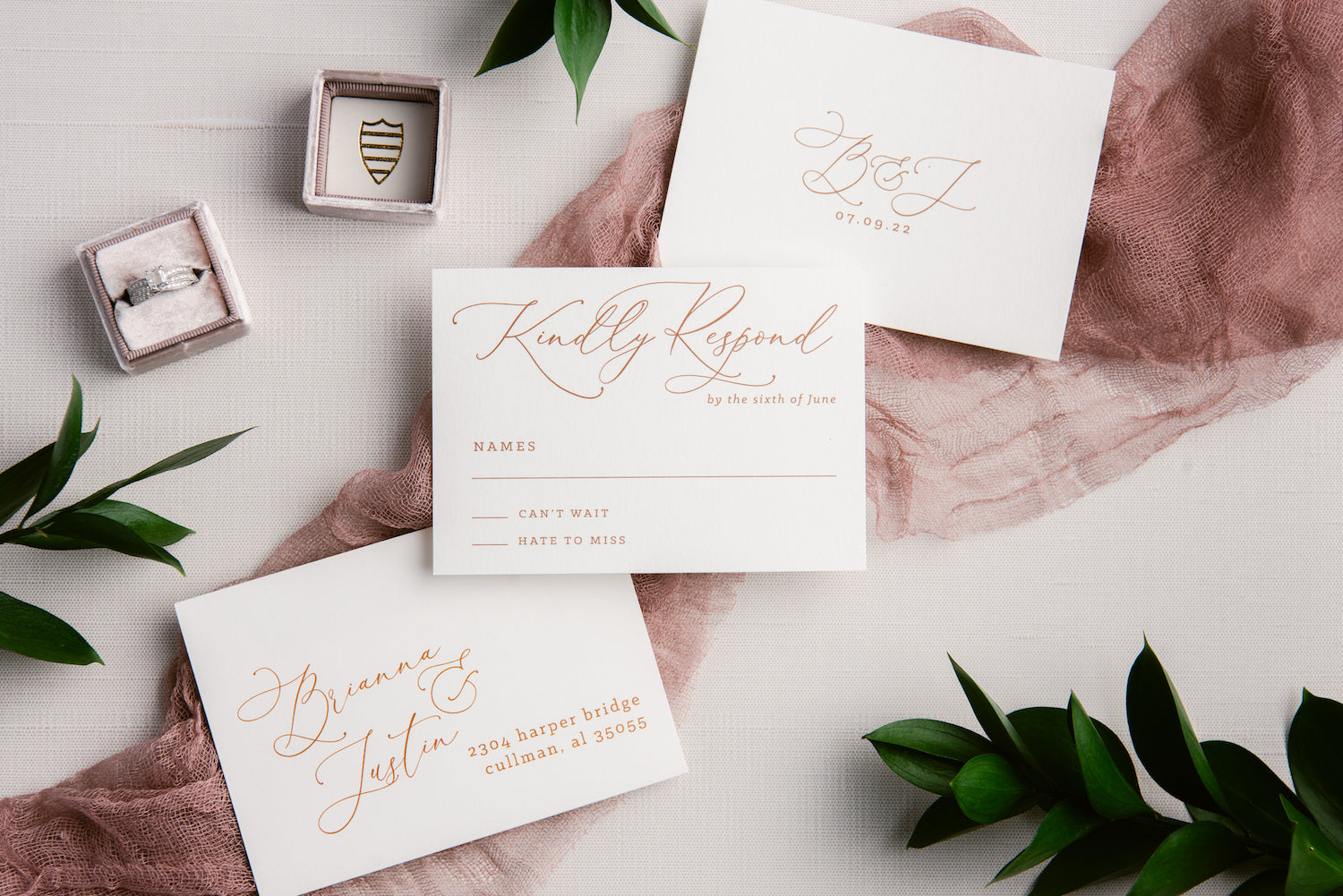 Brianna Response Envelope Printing