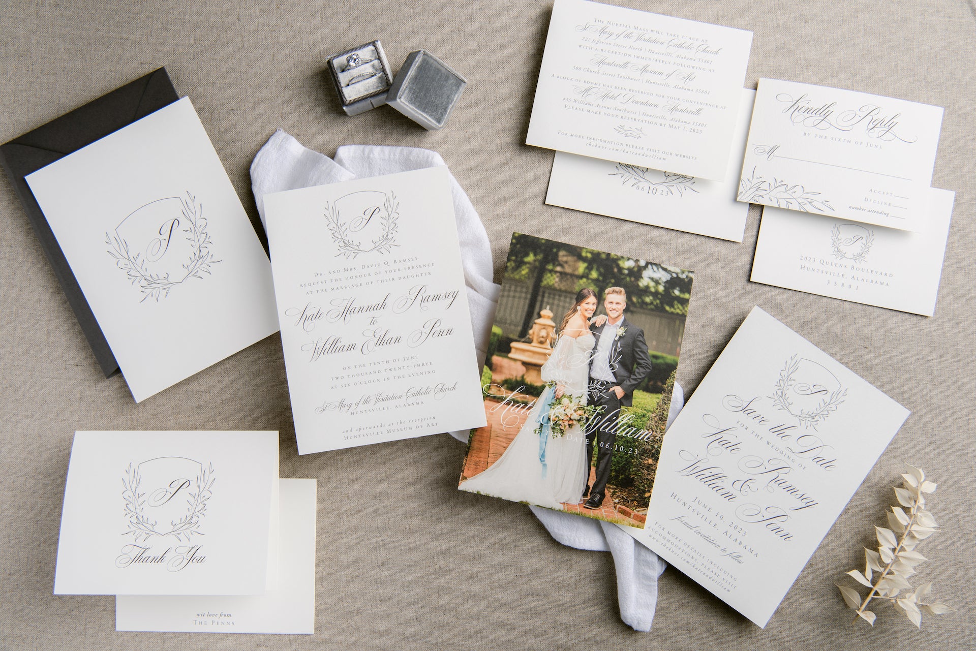 Kate Guest Address Printing - Salt + Paperie