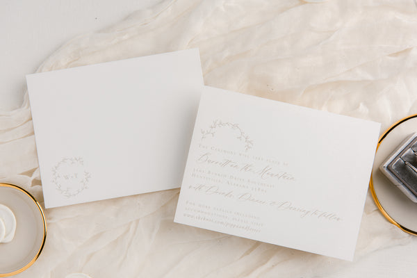 Willow Enclosure Card - Salt + Paperie