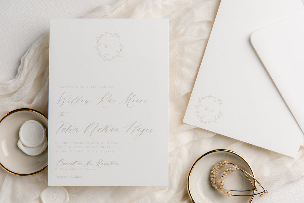 Willow Invitation - Salt + Paperie