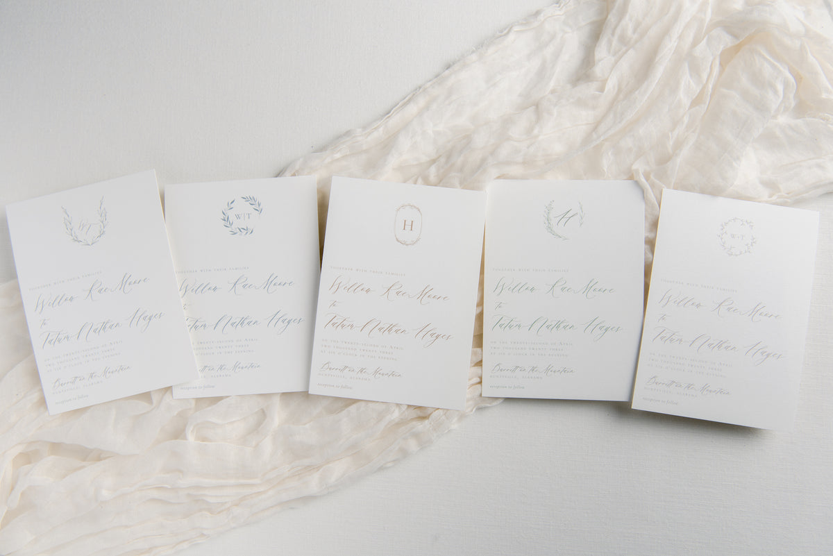 Willow Invitation - Salt + Paperie