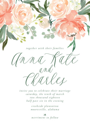 Anna Kate Invitation