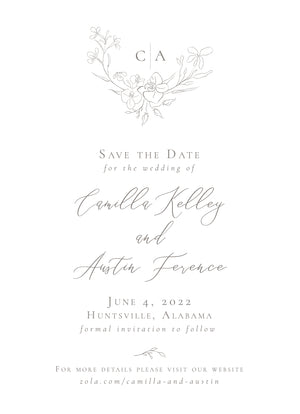 Camilla Save the Date