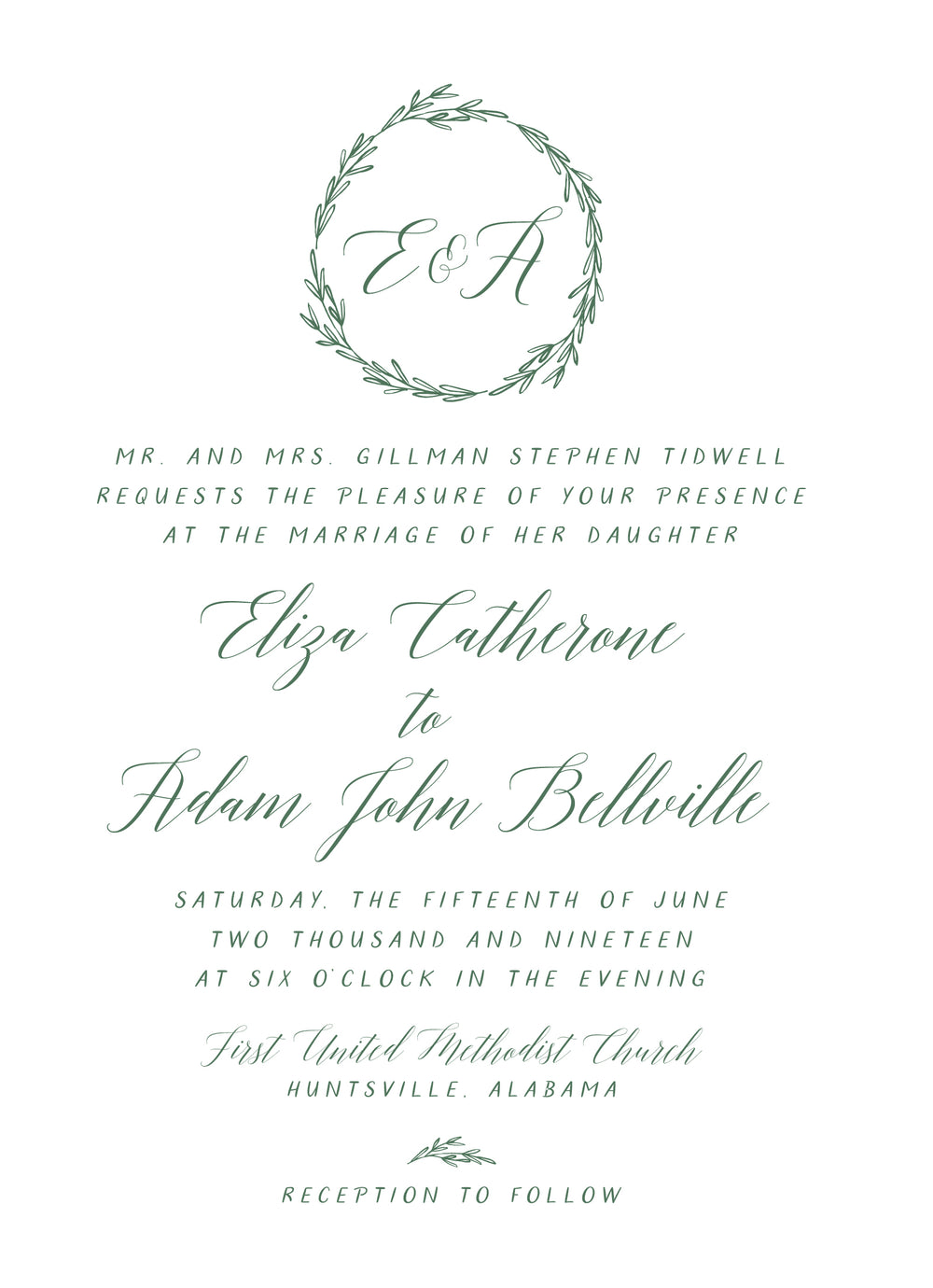 Eliza Invitation - Salt + Paperie