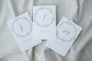 Erin Table Numbers