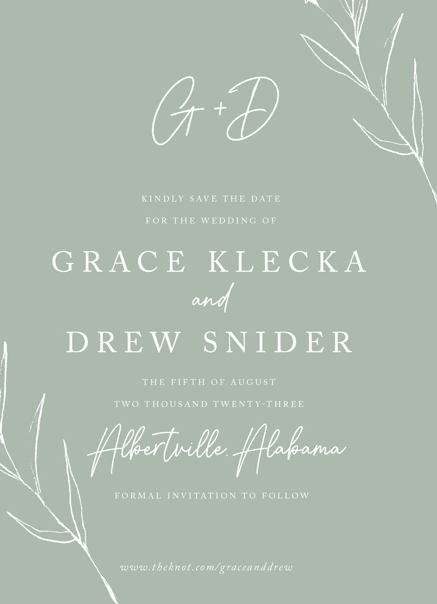 Grace Save the Date