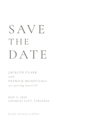 Jacklyn Save the Date