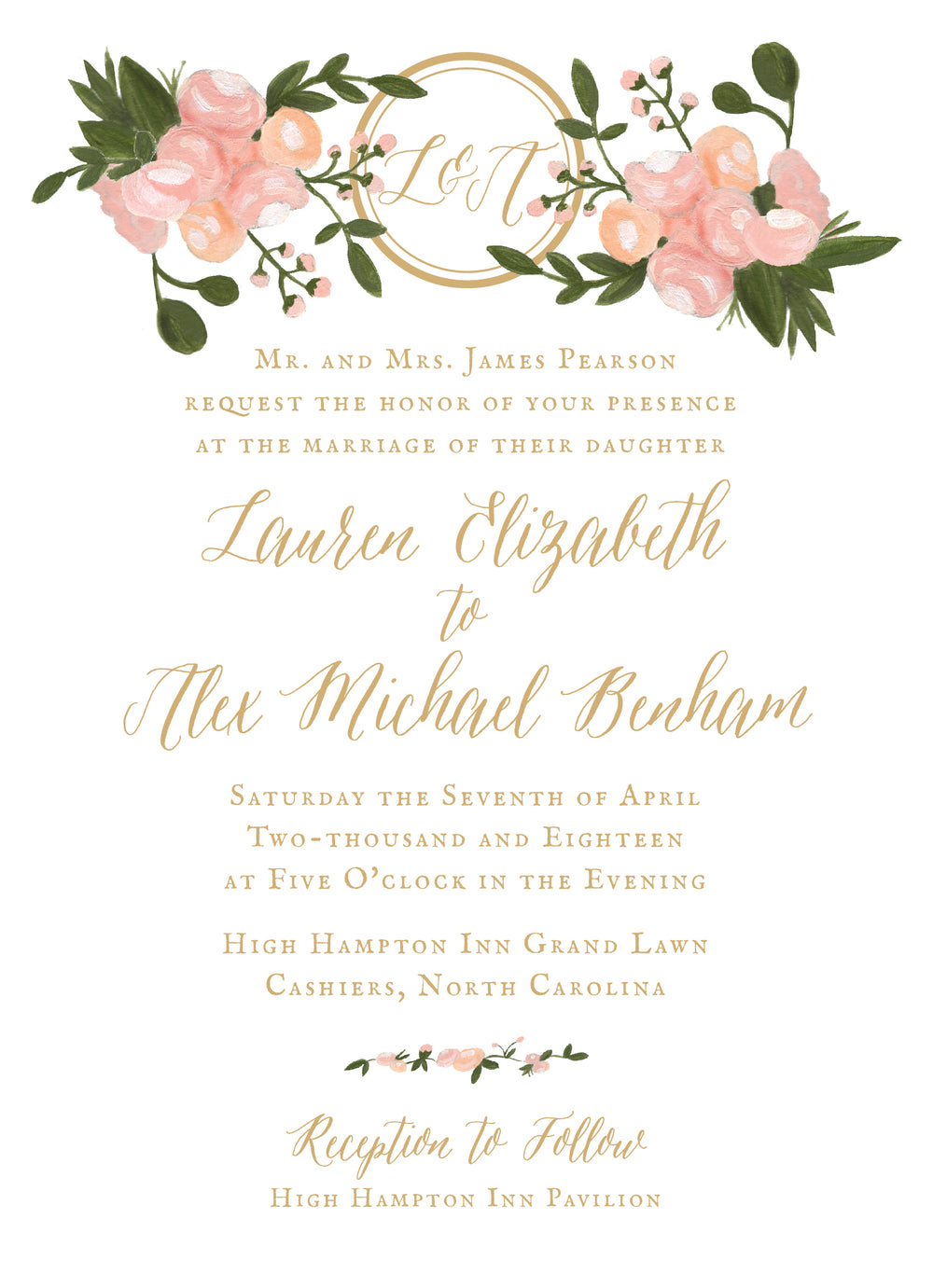 Lauren Invitation - Salt + Paperie