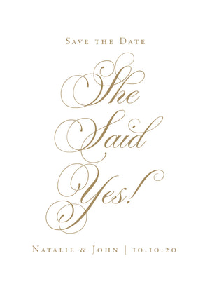 Natalie Save the Date