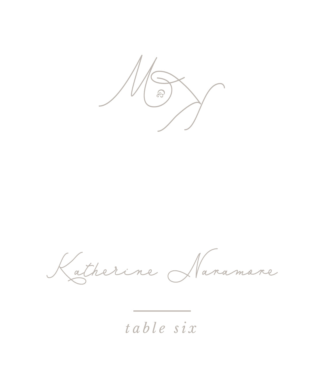 Katherine Escort Card